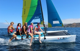 teens sailing